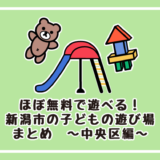 ほぼ無料で遊べる！新潟市の子どもの遊び場まとめ　～中央区編～